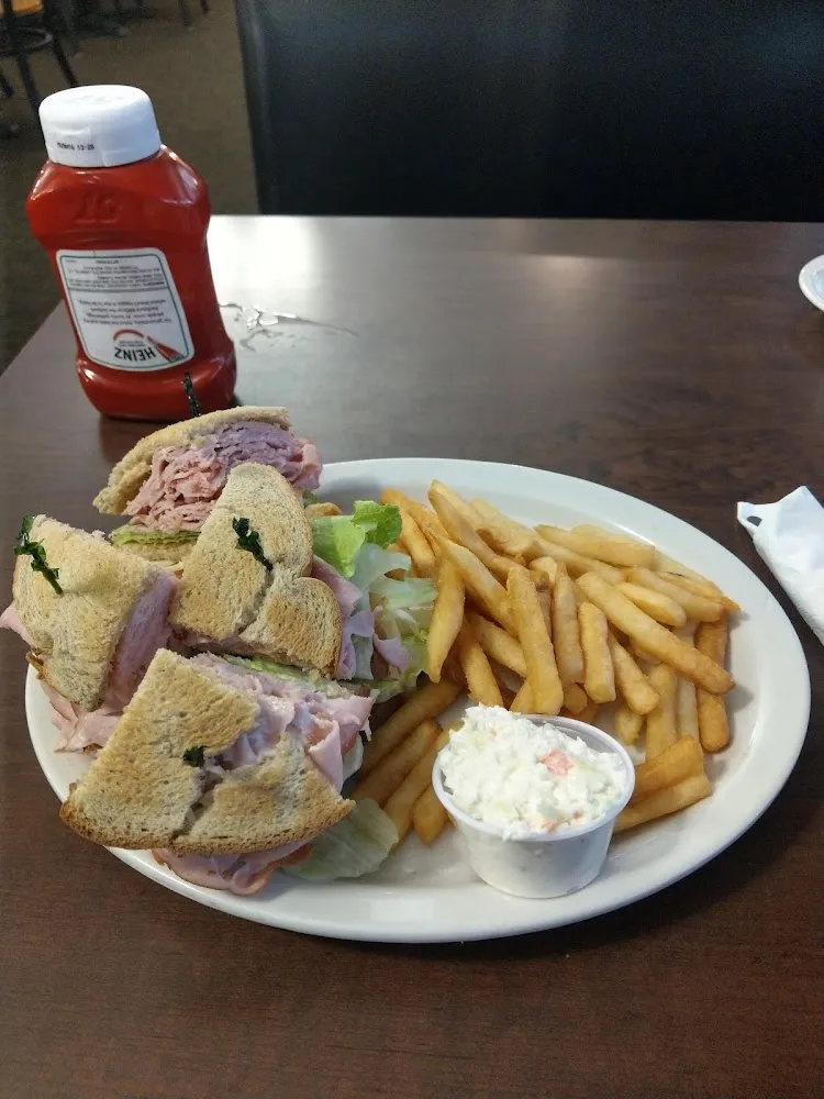Ham and Swiss Club Sandwich Platter